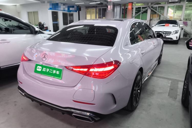 Used Mercedes-Benz C-Class New Energy 2024 Revised Version C 350 eL Rear Right 45 Deg