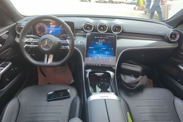 Used Mercedes-Benz C-Class New Energy 2024 Second Facelift C 350 eL Center Console