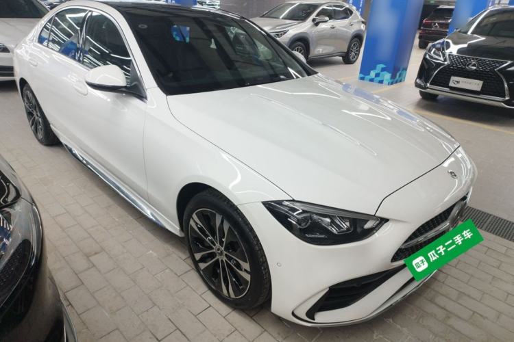 Used Mercedes-Benz C-Class New Energy 2024 C 350 eL Front Right 45 Deg