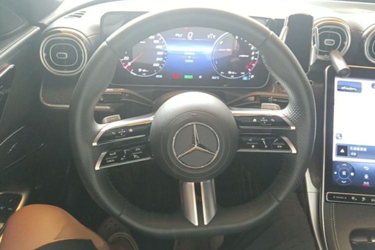 Used Mercedes-Benz C-Class New Energy 2024 C 350 eL Steering Wheel