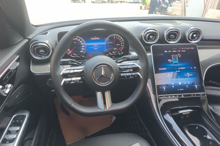 Used Mercedes-Benz C-Class New Energy 2024 Second Facelift C 350 eL Steering Wheel