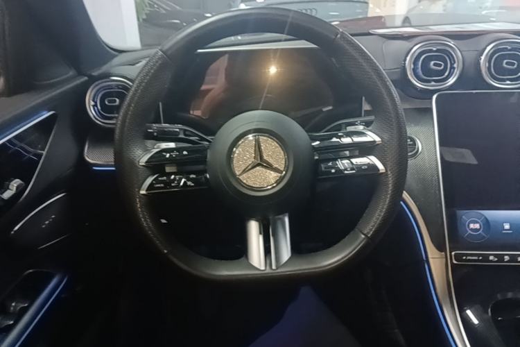 Used Mercedes-Benz C-Class New Energy 2024 Second Facelift C 350 eL Steering Wheel