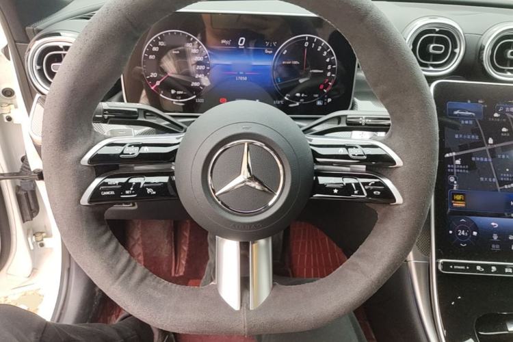 Used Mercedes-Benz C-Class New Energy 2024 Revised Version C 350 eL Steering Wheel