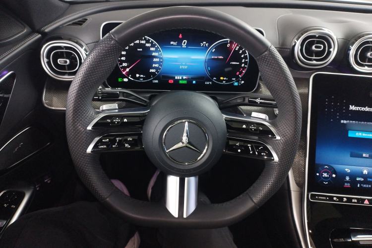 Used Mercedes-Benz C-Class New Energy 2024 C 350 eL Steering Wheel