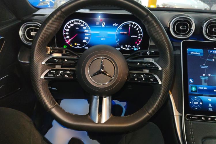 Used Mercedes-Benz C-Class New Energy 2024 Second Facelift C 350 eL Steering Wheel
