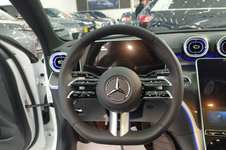 Used Mercedes-Benz C-Class New Energy 2024 Second Facelift C 350 eL Steering Wheel