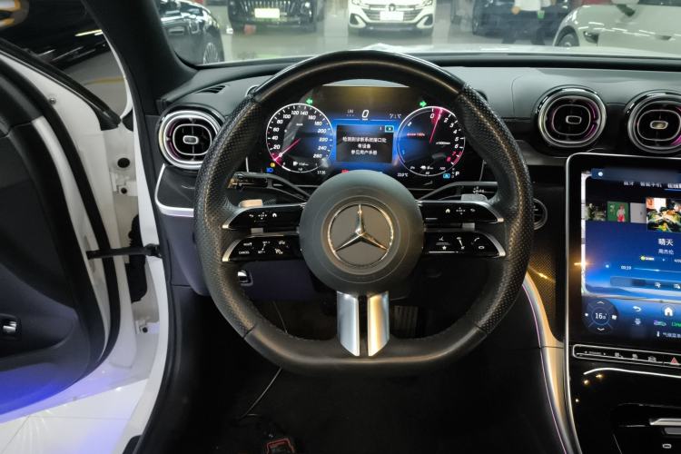 Used Mercedes-Benz C-Class New Energy 2024 Revised Version C 350 eL Steering Wheel