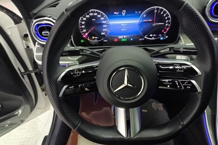 Used Mercedes-Benz C-Class New Energy 2024 Second Facelift C 350 eL Steering Wheel