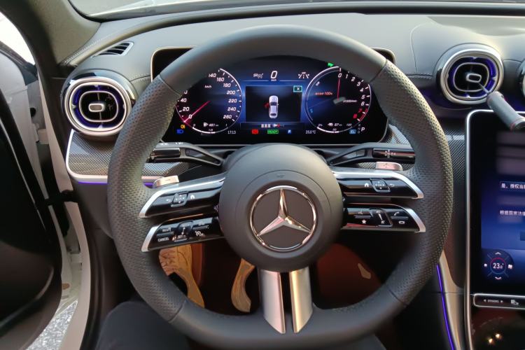 Used Mercedes-Benz C-Class New Energy 2024 Revised Version C 350 eL Steering Wheel