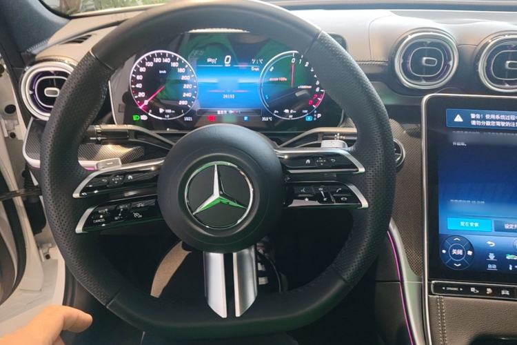 Used Mercedes-Benz C-Class New Energy 2024 Second Facelift C 350 eL Steering Wheel