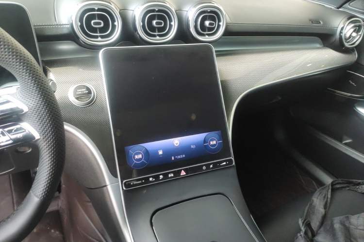 Used Mercedes-Benz C-Class New Energy 2025 C 350 eL Audio And AC Panel