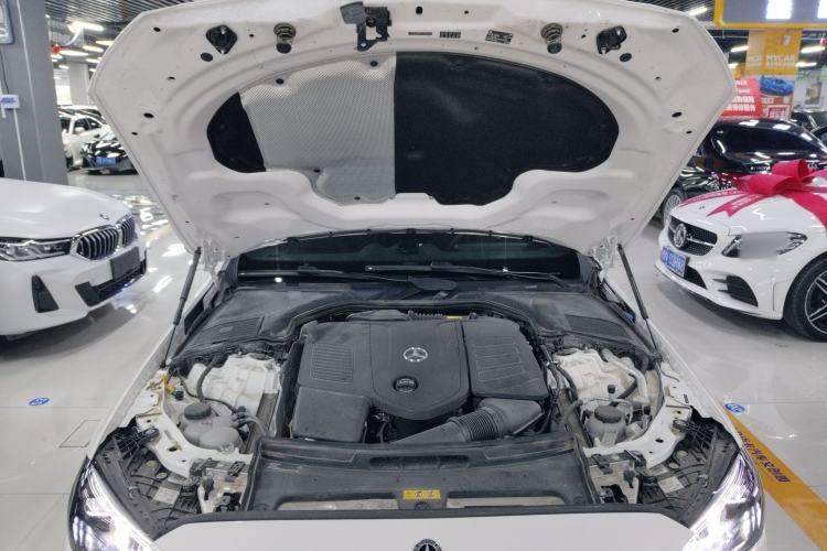 Used Mercedes-Benz C-Class New Energy 2025 C 350 eL Engine Bay