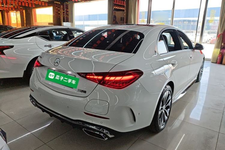 Used Mercedes-Benz C-Class New Energy 2025-Year Facelifted C 350 eL Rear Right 45 Deg