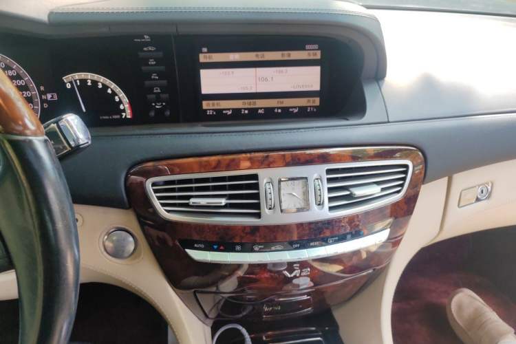 Used Mercedes-Benz CL-Class 2008 CL 600 Audio And AC Panel