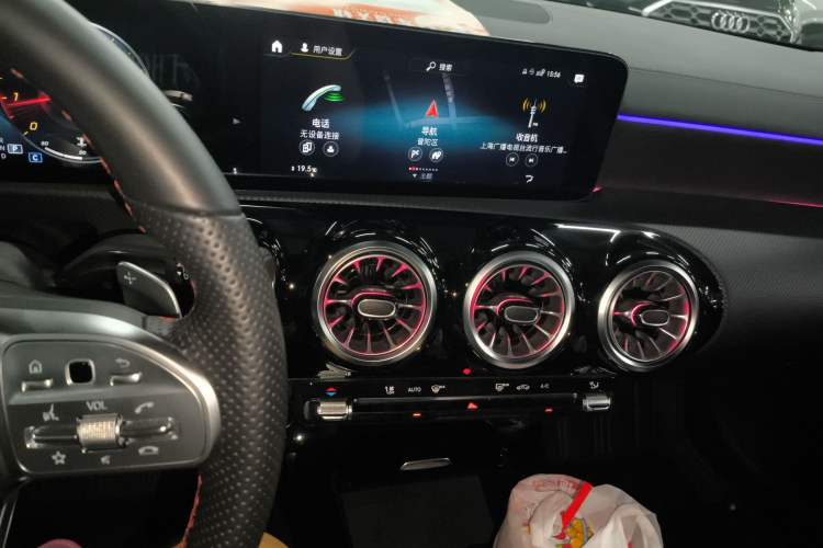 Used Mercedes-Benz CLA 2022 CLA 200 Shooting Brake Audio And AC Panel