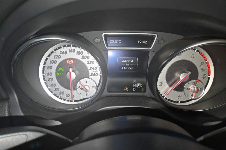 Used Mercedes-Benz CLA 2015 CLA 200 Odometer Close Up