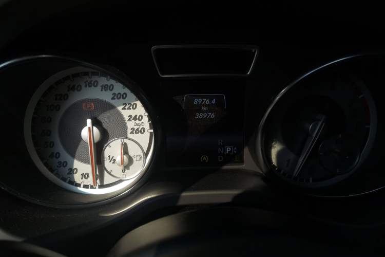 Used Mercedes-Benz CLA 2015 CLA 200 Odometer Close Up