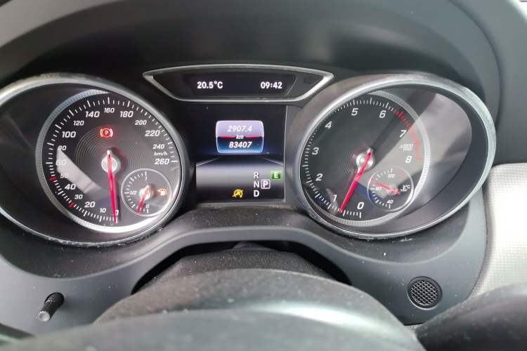 Used Mercedes-Benz CLA 2016 Refreshed CLA 200 Sport Edition Odometer Close Up