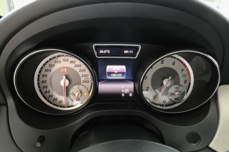 Used Mercedes-Benz CLA 2016 CLA 200 Sport Edition Odometer Close Up