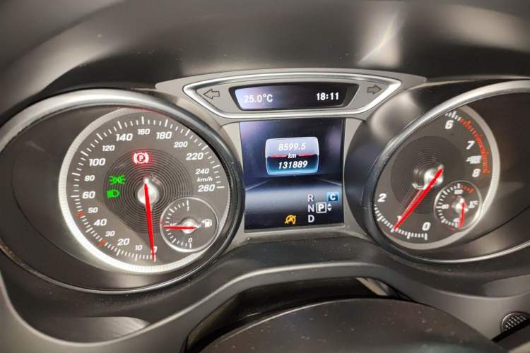 Used Mercedes-Benz CLA 2016 CLA 200 Sport Edition Odometer Close Up