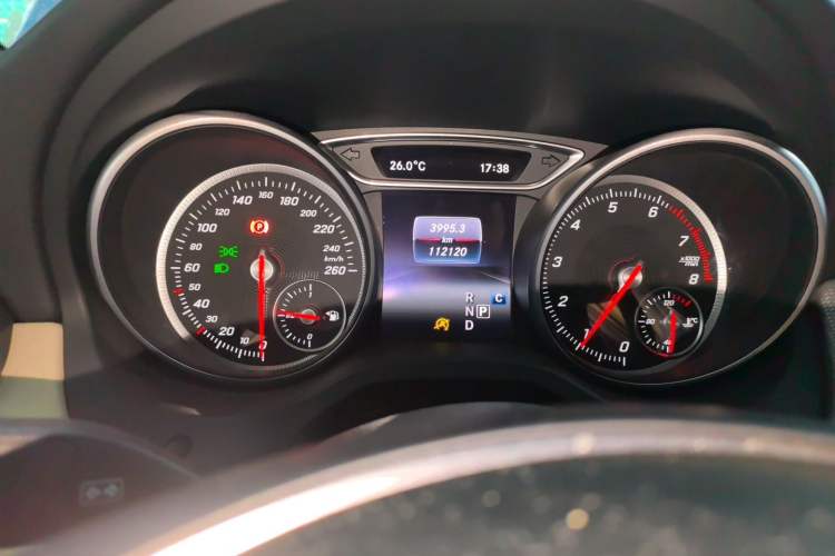 Used Mercedes-Benz CLA 2016 CLA 200 Sport Edition Odometer Close Up