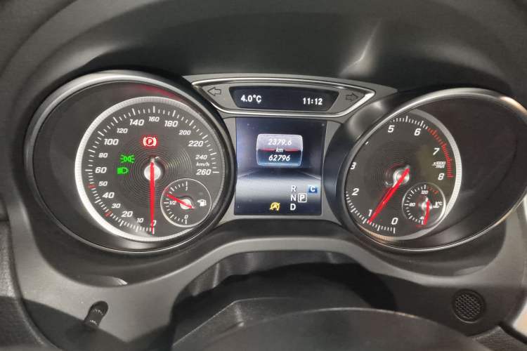 Used Mercedes-Benz CLA 2016 Year Restyled CLA 220 4MATIC Odometer Close Up