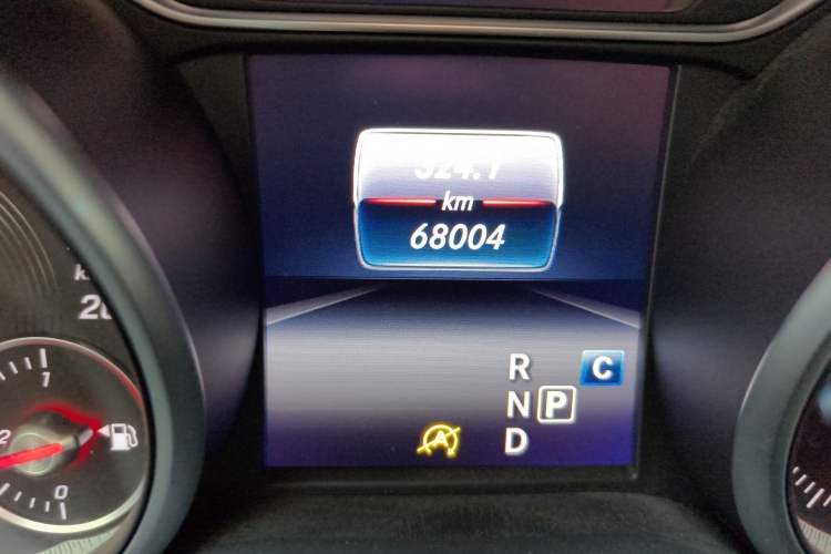 Used Mercedes-Benz CLA 2016 Year Restyled CLA 220 4MATIC Odometer Close Up