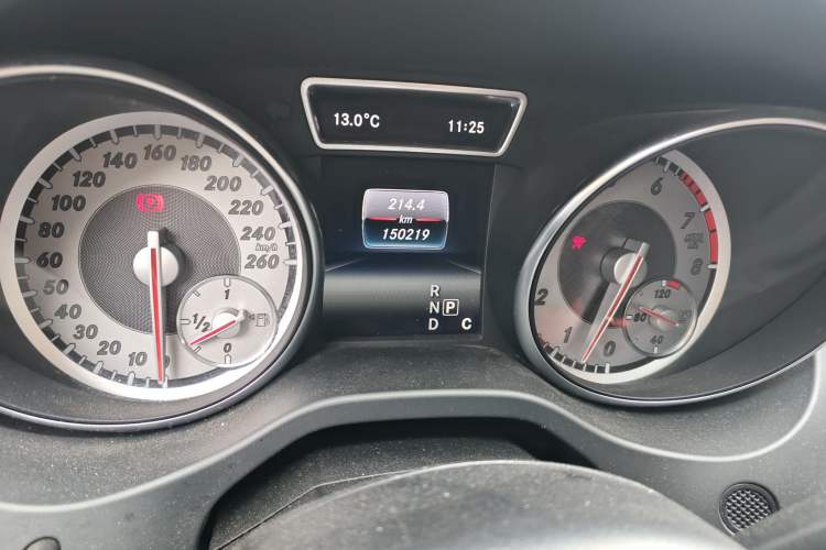 Used Mercedes-Benz CLA 2016 CLA 200 Sport Edition Odometer Close Up