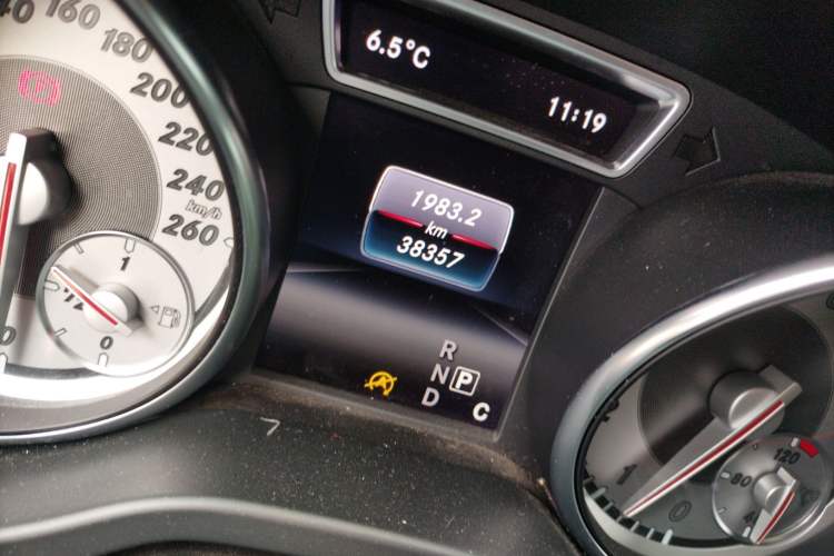 Used Mercedes-Benz CLA 2016 CLA 200 Sport Edition Odometer Close Up