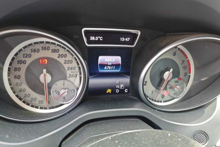 Used Mercedes-Benz CLA 2016 CLA 200 Sport Edition Odometer Close Up