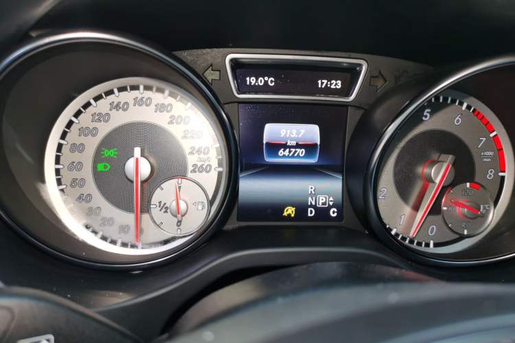 Used Mercedes-Benz CLA 2016 CLA 200 Sport Edition Odometer Close Up