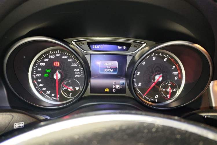 Used Mercedes-Benz CLA 2016 Year Restyled CLA 220 4MATIC Odometer Close Up