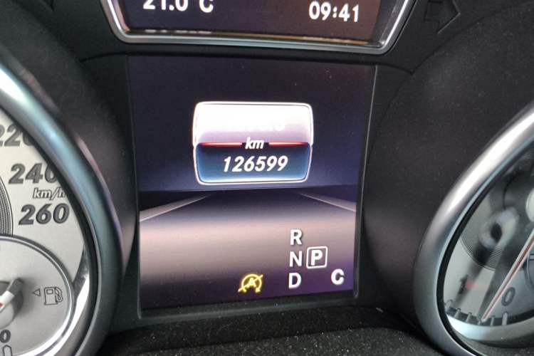 Used Mercedes-Benz CLA 2016 CLA 200 Sport Edition Odometer Close Up