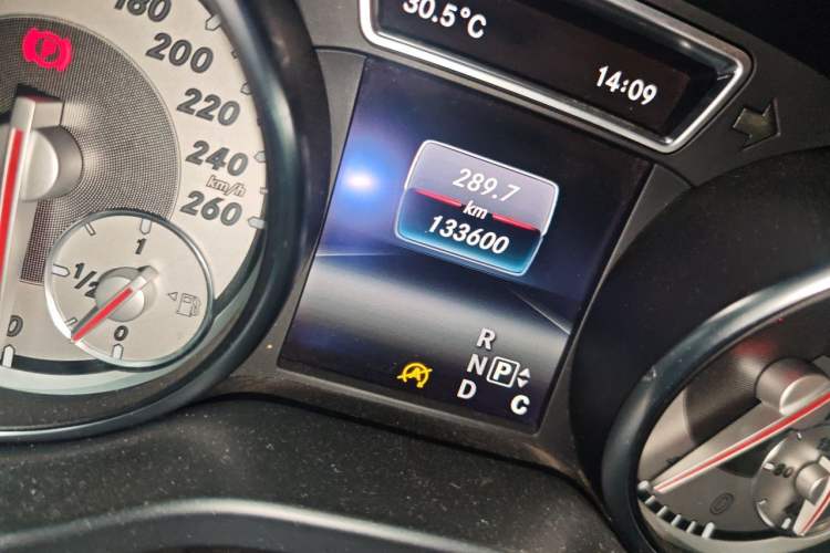Used Mercedes-Benz CLA 2016 Refreshed CLA 200 Sport Edition Odometer Close Up