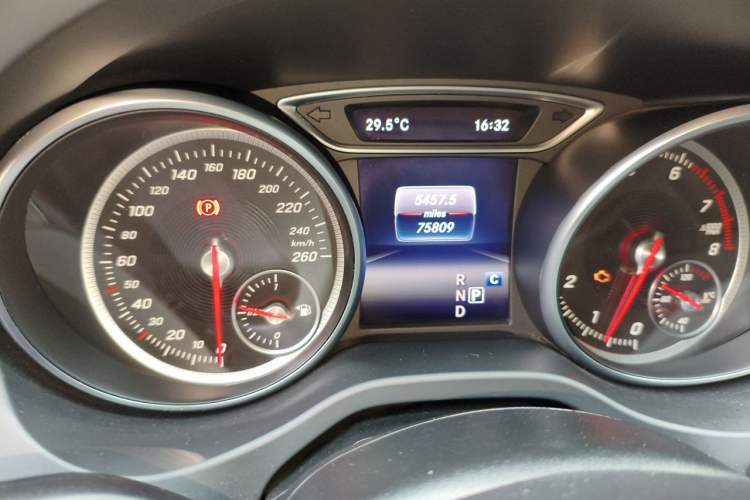 Used Mercedes-Benz CLA 2016 Refreshed CLA 200 Sport Edition Odometer Close Up