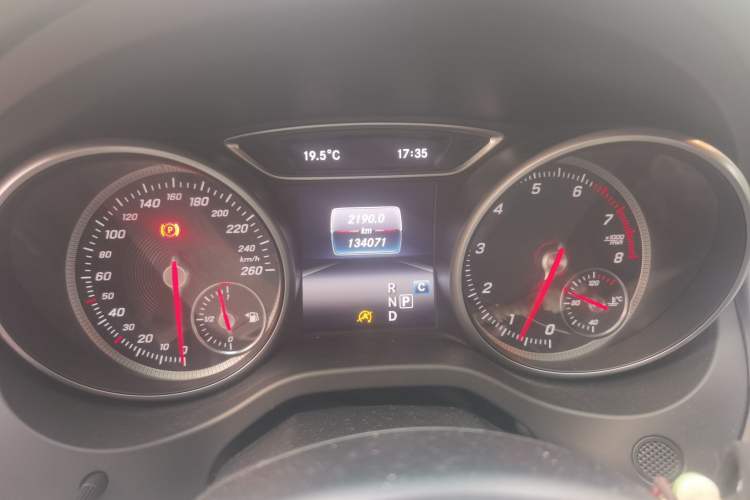 Used Mercedes-Benz CLA 2016 Year Restyled CLA 220 4MATIC Odometer Close Up