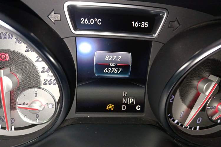 Used Mercedes-Benz CLA 2016 CLA 220 4MATIC Odometer Close Up