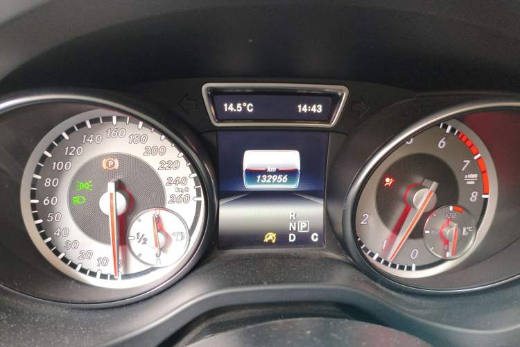 Used Mercedes-Benz CLA 2016 CLA 200 Sport Edition Odometer Close Up