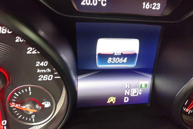 Used Mercedes-Benz CLA 2016 Year Restyled CLA 220 4MATIC Odometer Close Up