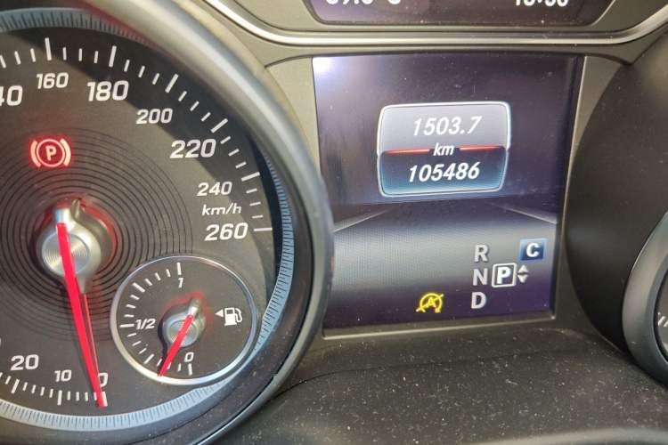 Used Mercedes-Benz CLA 2016 Refreshed CLA 200 Sport Edition Odometer Close Up