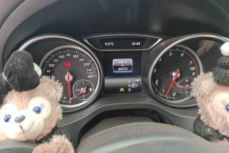 Used Mercedes-Benz CLA 2016 Year Restyled CLA 220 4MATIC Odometer Close Up