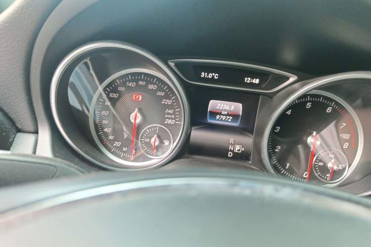 Used Mercedes-Benz CLA 2016 Refreshed CLA 200 Sport Edition Odometer Close Up