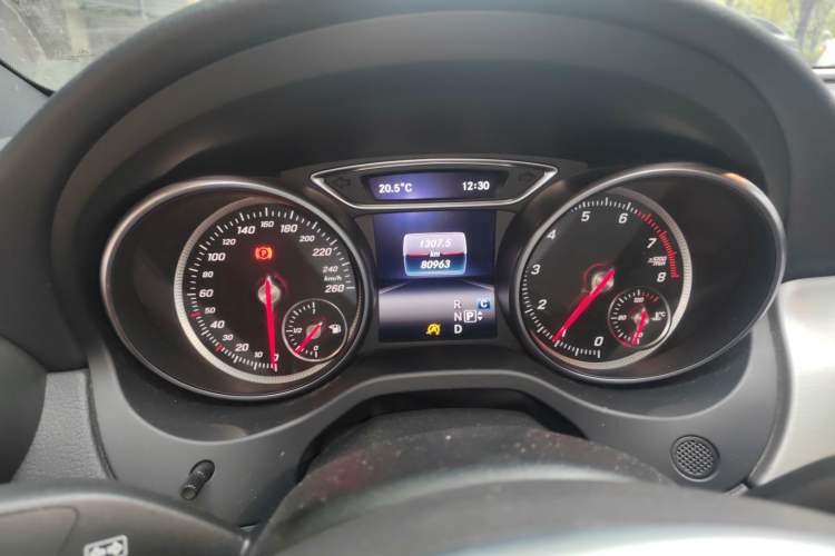 Used Mercedes-Benz CLA 2016 Year Restyled CLA 220 4MATIC Odometer Close Up