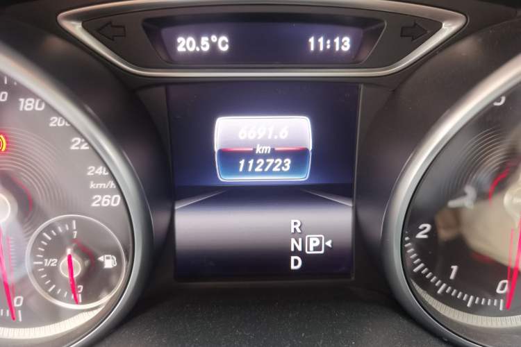 Used Mercedes-Benz CLA 2016 Year Restyled CLA 220 4MATIC Odometer Close Up