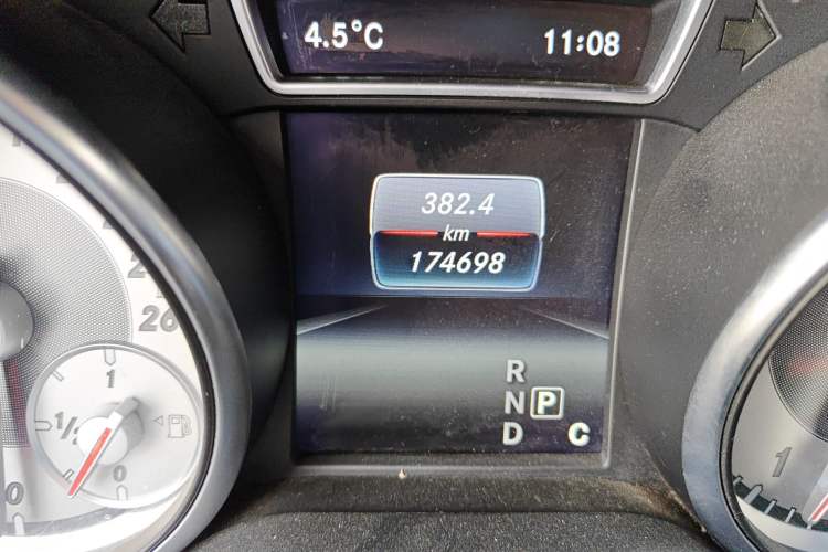 Used Mercedes-Benz CLA 2016 CLA 200 Sport Edition Odometer Close Up
