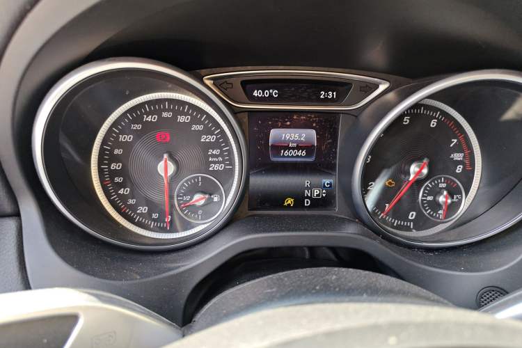 Used Mercedes-Benz CLA 2016 Facelifted CLA 200 Stylish Edition Odometer Close Up