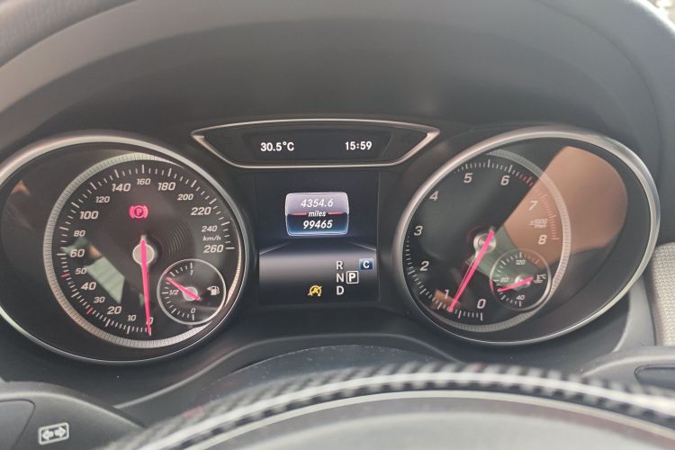 Used Mercedes-Benz CLA 2016 Refreshed CLA 200 Sport Edition Odometer Close Up