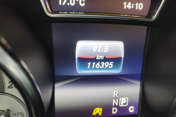 Used Mercedes-Benz CLA 2016 CLA 220 4MATIC Odometer Close Up