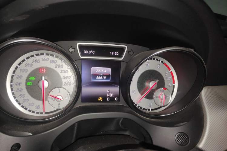 Used Mercedes-Benz CLA 2016 CLA 200 Sport Edition Odometer Close Up
