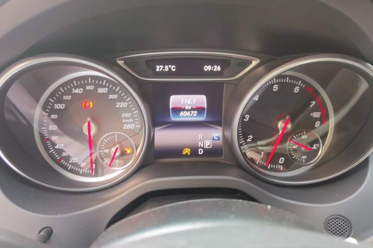 Used Mercedes-Benz CLA 2016 Facelifted CLA 200 Stylish Edition Odometer Close Up